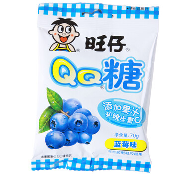 旺仔QQ糖蓝莓味70g*10