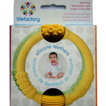 Lifefactory多感知性牙胶 2只装 （黄、绿））