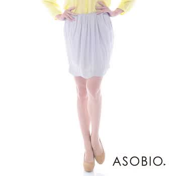 ASOBIO 新品女装梭织超短裙双色 4113522638 西瓜红 40