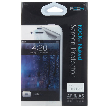 洛克（ROCK）HTC ONE S AF&AG naked-sp 裸膜系列 防指纹 完美磨砂膜