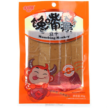 金丝猴馋嘴猴豆腐干五香味45g*20袋