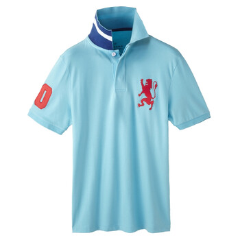 Giordano佐丹奴 Polo 男弹力狮王运动修身Polo 01010180 宝蓝色 S