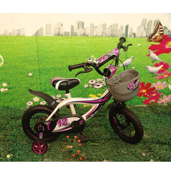 2012年新品机器猫海豚儿童自行车16/18 玫红 18