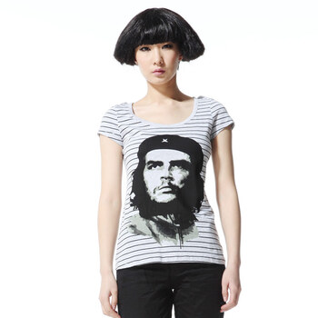 唐狮tonlion女款圆领短袖T恤111221022453 浅灰色 XL