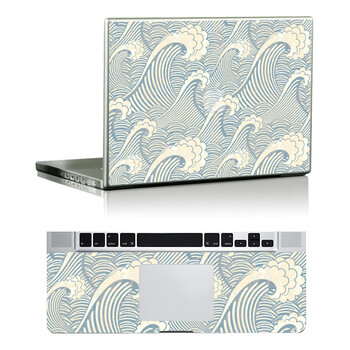 SkinAT 苹果笔记本MacBook全套保护贴膜 3M材料 浪打浪 Air 13 2011款