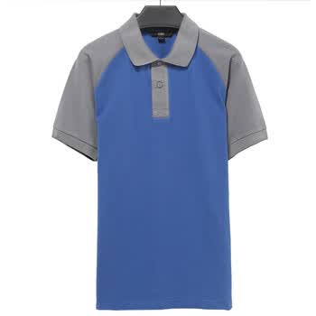 Kool 假两件短袖POLO 112001004 蓝色 XXL
