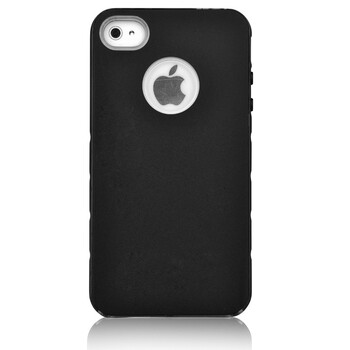 沃尤尼（VOUNI）iPhone商务磨沙保护壳 适用于iPhone4/4s 黑色