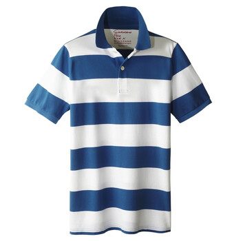 Giordano佐丹奴 Polo 男炫彩个性横间修身POLO 01012014 海贝壳 XL