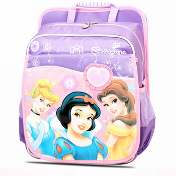 迪士尼DISNEY 白雪公主双肩包 小学生儿童书包 SP90117 紫色