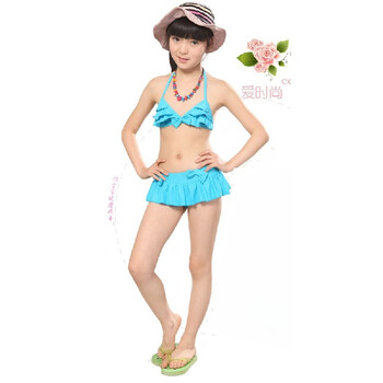 海韵莱儿童泳衣韩国可爱公主比基尼女童宝宝游