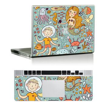 SkinAT 苹果笔记本MacBook全套保护贴膜 3M材料 海底世界 Pro 15 (Retina)