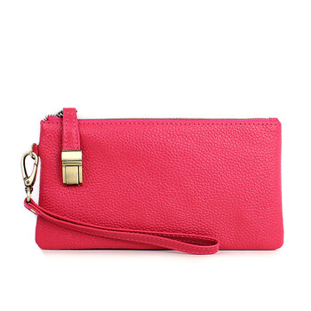 妮可菲思NICOFESSI复古招财锁扣头层牛皮女