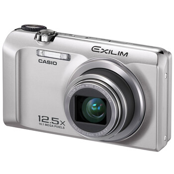卡西欧（CASIO） EX-H35 数码相机 银色（1610万像素 3.0英寸液晶屏 12.5倍光学变焦 24mm广角）