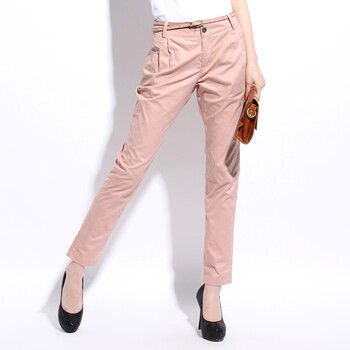 SHOPING PLAN 2012春夏新款韩版休闲百搭小脚裤哈伦裤 显瘦女裤 28001 黑色 XL