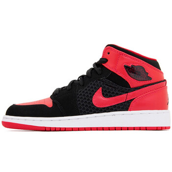 耐克/Nike 女士板鞋 GIRLS AIR JORDAN 1PHAT GS AJ1 364781-017 黑红 38.5码