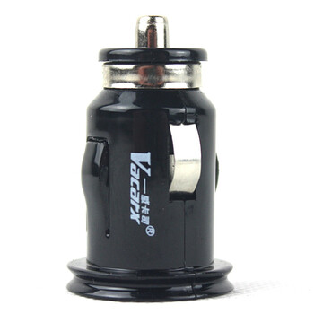 威卡司 Vacarx 超短迷你USB车载充电器 VA-290(黑色)