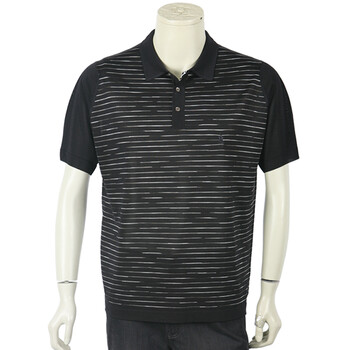 梦特娇男士商务休闲亮丝T恤828823-0307黑色 185/100A/XXL