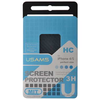 优胜仕（USAMS）苹果iPhone4s 保护膜 碳纤维纹背贴+高清前膜 适用于苹果iPhone4/4s