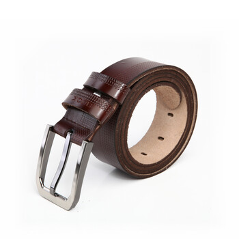 新品 Beck公羊简约主义牛皮单针扣 真皮皮带N811 棕色 棕色 1040MM