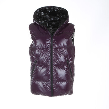 雅鹿 女 亮面<em>双面穿羽绒</em>服背心<em>马甲马夹</em> YBC9