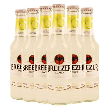 波多黎各 进口百加得冰锐郎姆预调酒(柠檬味）6支装 275ML*6