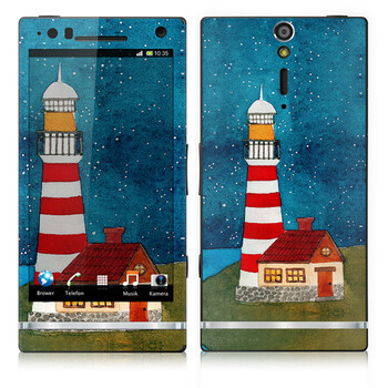 IdeaSkin 索尼 LT26i/Xperia S/Xperia Arc HD 皮肤 灯塔 外壳保护套皮贴膜 BDGC572055