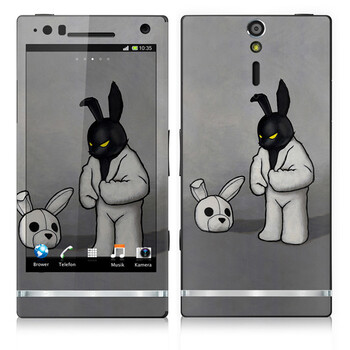 IdeaSkin 索尼 LT26i/Xperia S/Xperia Arc HD 皮肤 二重兔 外壳保护套皮贴膜 BDGC672072
