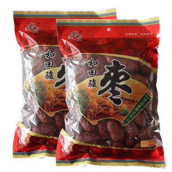 好想你新疆和田枣 好想你精选和田骏枣500g袋装x2