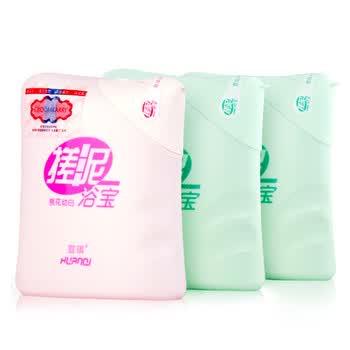 宣琪搓泥浴宝茶树清凉200ml（2瓶）＋桃花幼白200ml（1瓶）共3瓶特惠装