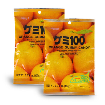 春日井橙汁软胶糖107g*2袋