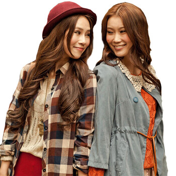 悦己服饰 BABY SISTER 百搭休闲韩版圆领中长款双排扣风衣 蓝色 L