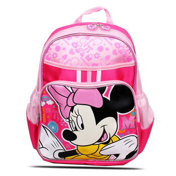 迪士尼DISNEY书包 米老鼠米奇背包 幼儿双肩包 学前班大班书包 M0427 桃色