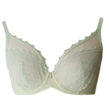 雅兰卡 双层蕾丝面料性感全罩<em>超薄杯 文胸</em> 苹果