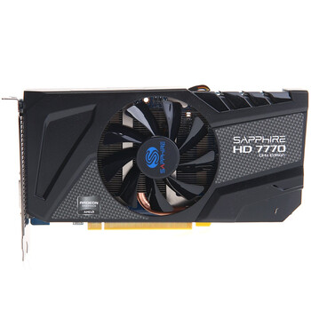蓝宝石（Sapphire）HD7770 1GB GDDR5白金版oc 1150/5000MHz 1GB/128位 GDDR5 PCI-E 显卡