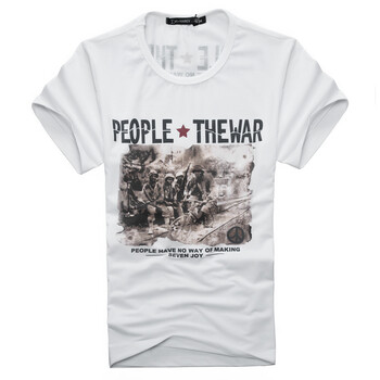 九岸 男士T恤韩版短袖男半袖个性T恤印花T恤