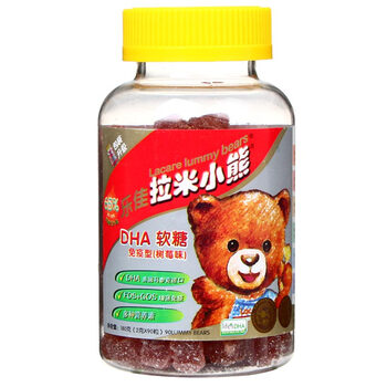 乐佳拉米小熊DHA软糖免疫型（树莓味）90粒