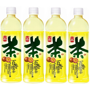 一本百香果绿茶饮料600ml*4瓶