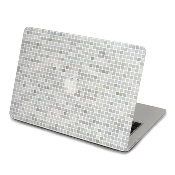 SkinAT 苹果笔记本MacBook外壳A面保护贴膜 3M材料 灰色小格子 Pro 17