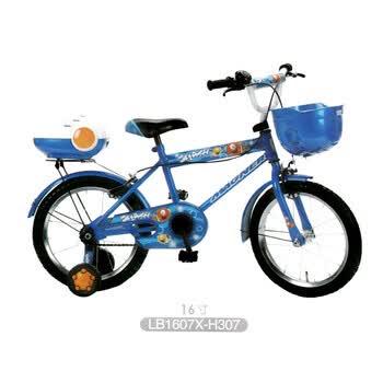 小龙哈比自行车LB1607-H307（蓝） 蓝色 12寸