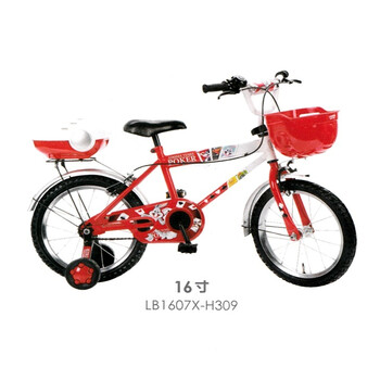 小龙哈比自行车LB1607-H309（红） 黄色 12寸
