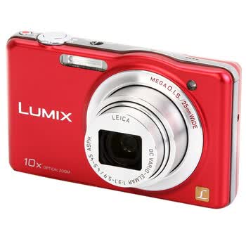 松下（Panasonic） DMC-SZ1GK 数码相机 红色（1610万像素 3.0英寸液晶屏 10倍光学变焦 25mm广角）