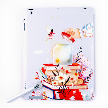 Snowkids ipad2保护壳触控笔套装 设计师系列 瓶中精灵（保护壳、触控笔完美结合，创意支架）