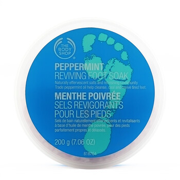 The Body Shop TBS美体小铺 薄荷足部浸泡素200g 足部去角质缓解疲劳