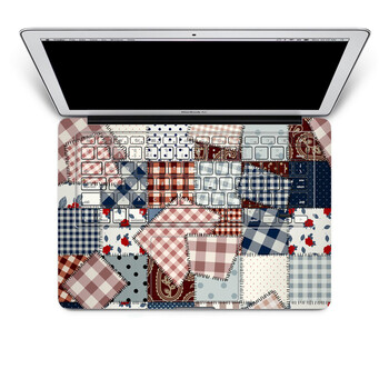 SkinAT 苹果笔记本MacBook手托保护贴膜 含键盘 3M材料 布艺 Air 13 2011款