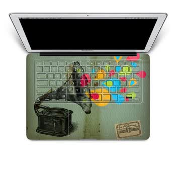 SkinAT 苹果笔记本MacBook手托保护贴膜 含键盘 3M材料 怀旧卡 Pro 15 (Retina)