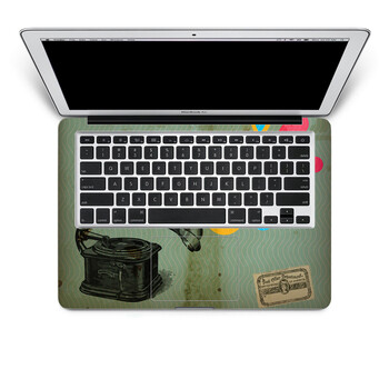 SkinAT 苹果笔记本MacBook手托保护贴膜 不含键盘 3M材料 怀旧卡 Pro 15 (Retina)