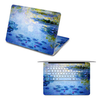 SkinAT 苹果笔记本MacBook全套保护贴膜 3M材料 睡莲 Air 11