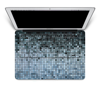 SkinAT 苹果笔记本MacBook手托保护贴膜 含键盘 3M材料 渐变的马赛克 Air 11