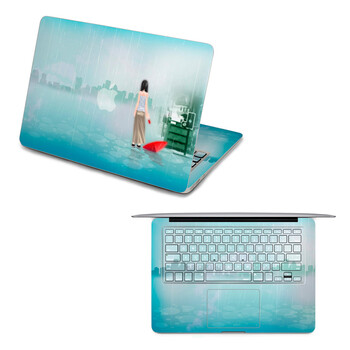 SkinAT 苹果笔记本MacBook全套保护贴膜 3M材料 巷口女孩 Pro 17