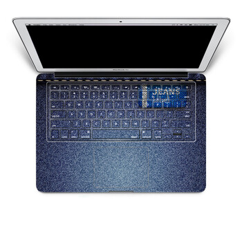 SkinAT 苹果笔记本MacBook手托保护贴膜 含键盘 3M材料 经典牛仔裤 Pro 15
